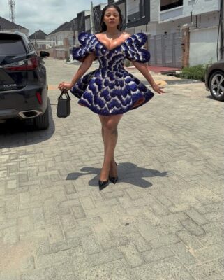 Violet Bloom Sculpted Flair Dress